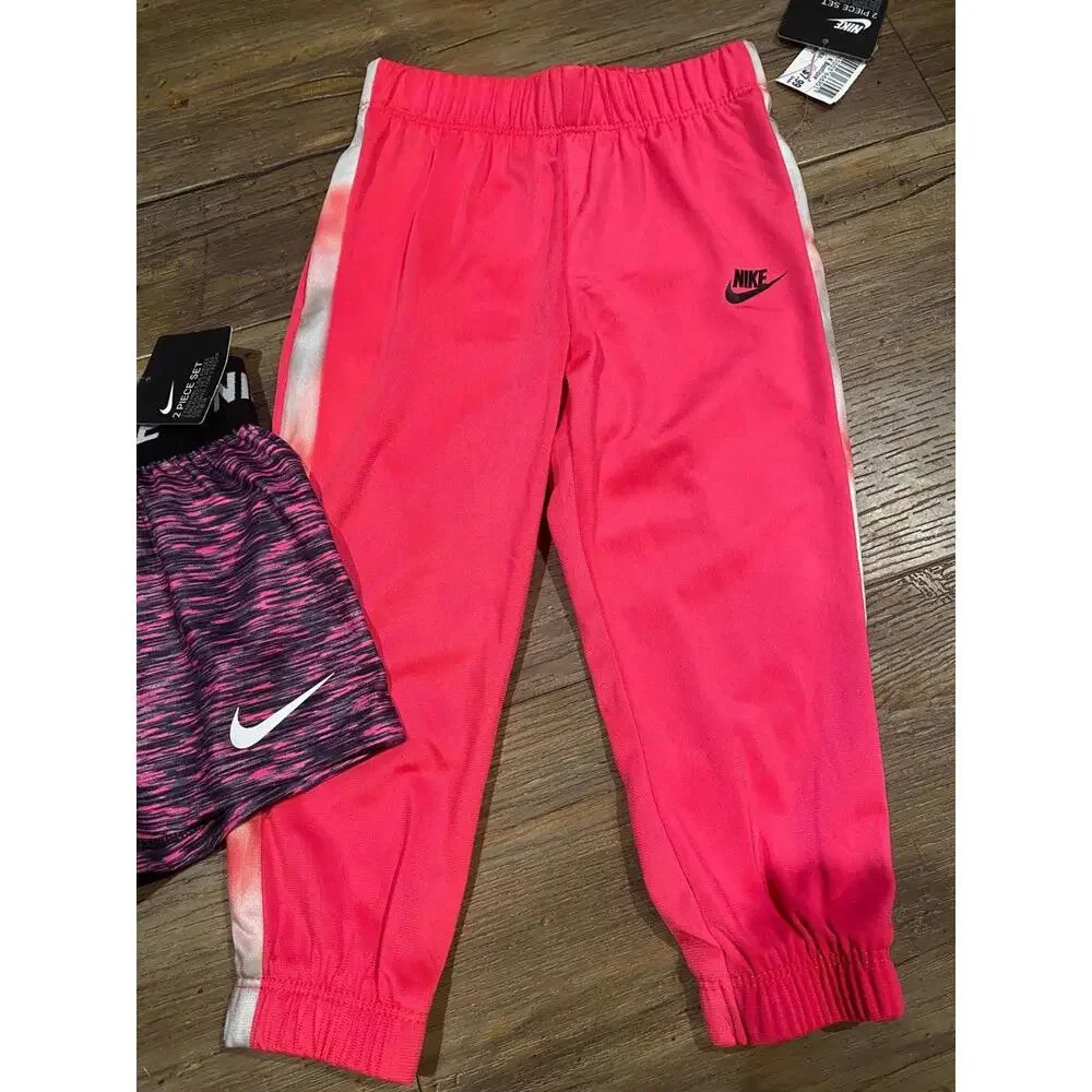 Nike Lot of 2 Pants and Shorts Toddler Girls NWT Sz 2T/24m - Picture 4 of 6